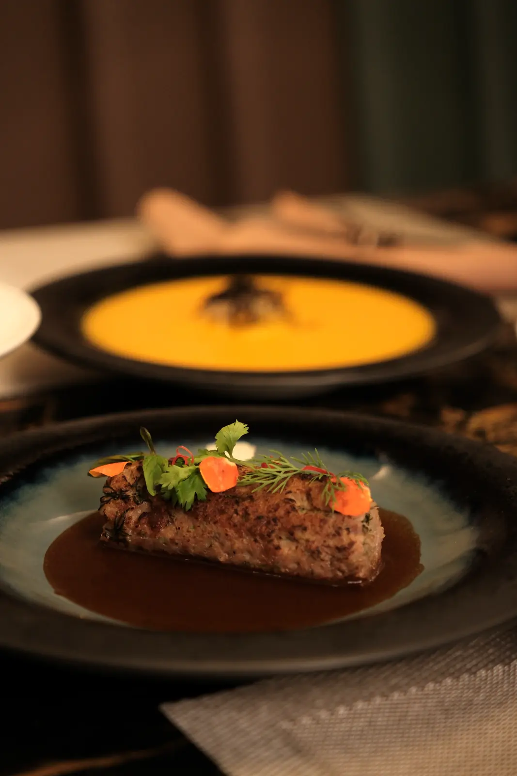 Herb terrine in a brown sauce — Lumé Restaurant · Classyc Hàng Buồm